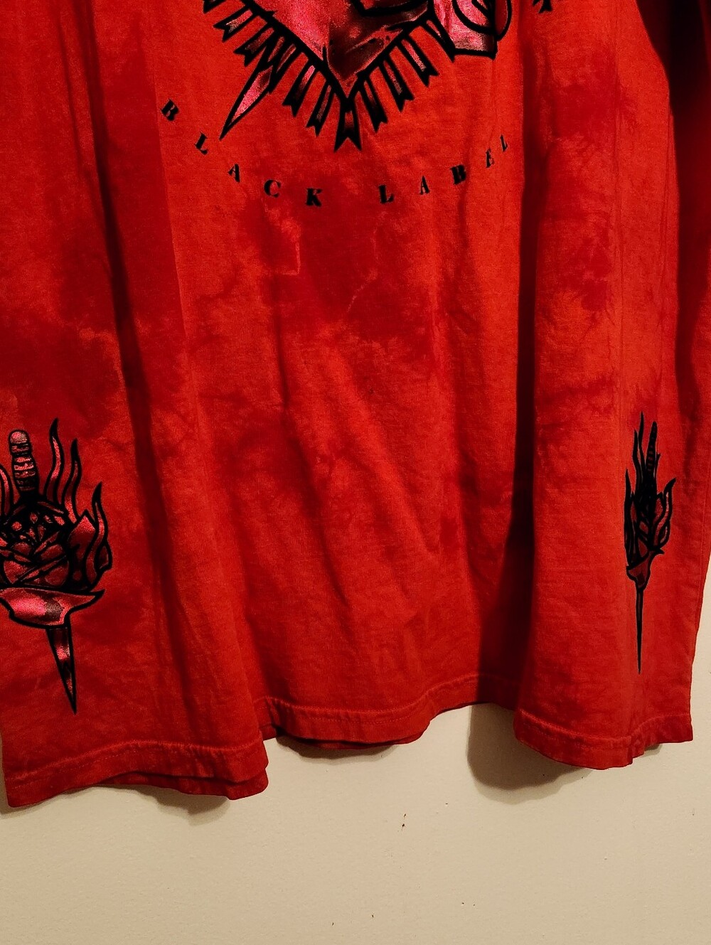 Affliction Black Label | Men's Red Graphic Short Sleeve T-Shirt (Size XXXL/3XL) - Picture 9 of 12